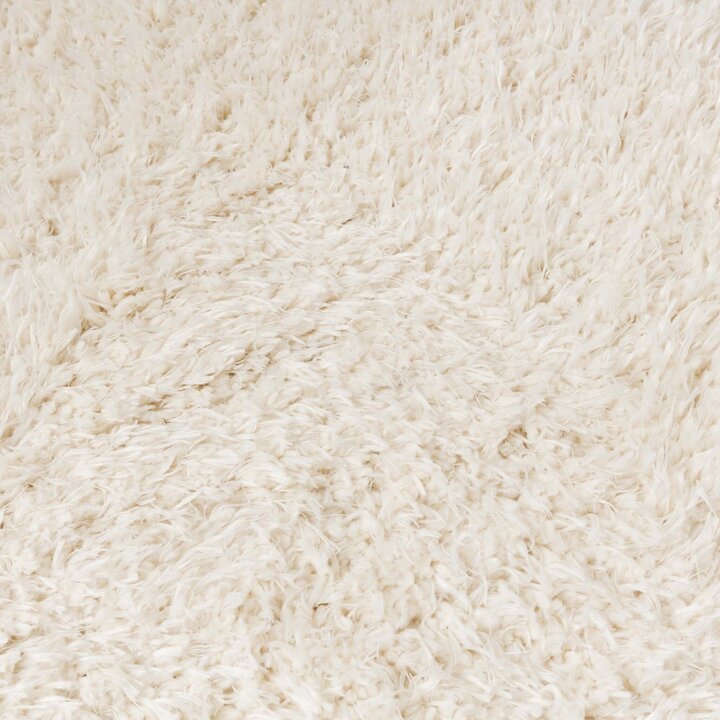 Tapis shaggy ovale - Blaze Blanc - 4