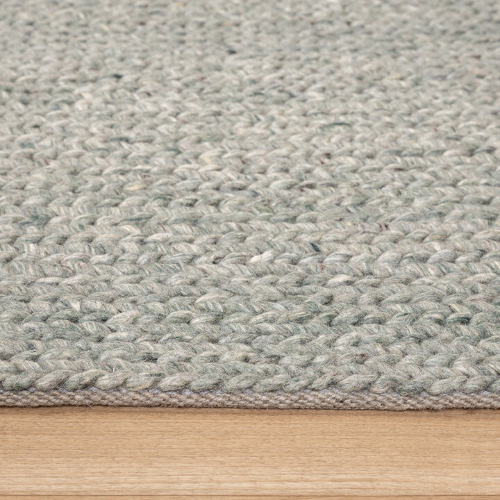 Tapis en laine - Twist Vert - 7