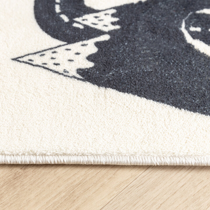 Tapis de Couloir vintage - Dex Trail Noir - 4