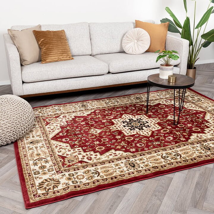 Plaid lavable - Rezah Oriental Rouge