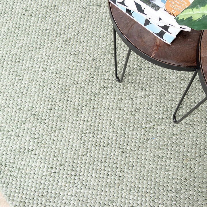 Tapis en laine - Melange Menthe - 5