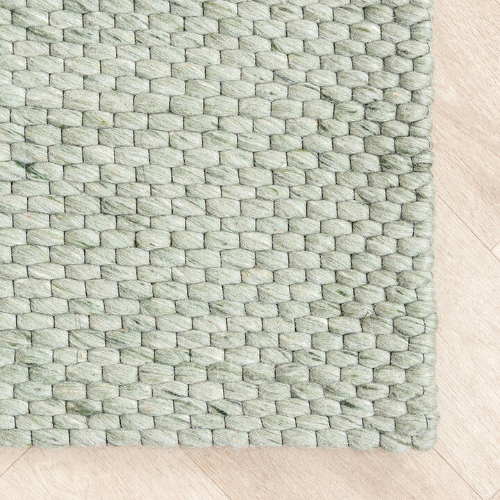 Tapis en laine - Melange Menthe - 6