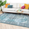Tapis vintage - Estate Medaillon Bleu/Vert - thumbnail