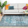 Tapis vintage - Estate Medaillon Bleu/Vert - thumbnail 4
