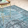 Tapis vintage - Estate Medaillon Bleu/Vert - thumbnail 5