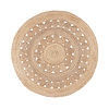 Tapis en jute - Fair Rond soleil Naturel - thumbnail 1