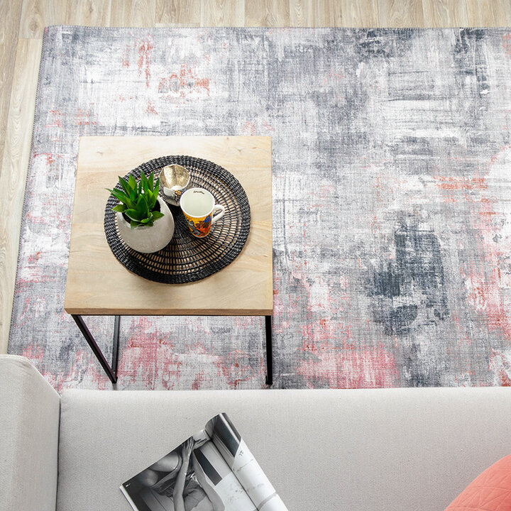 Tapis moderne - Strength Rouge/Rose - 4