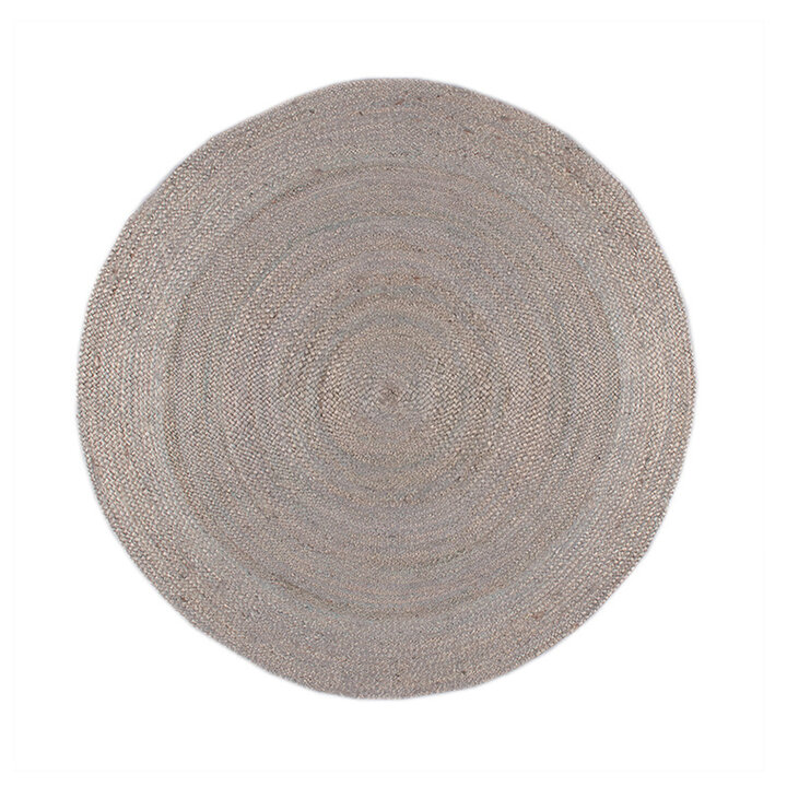 Tapis en jute - Fair Rond Gris - 1