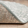 Tapis vintage rond - Spring Ethnic Vert/Crème - thumbnail 5