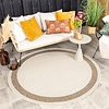 Tapis d'extérieur vintage - Nomad Edge Crème - thumbnail