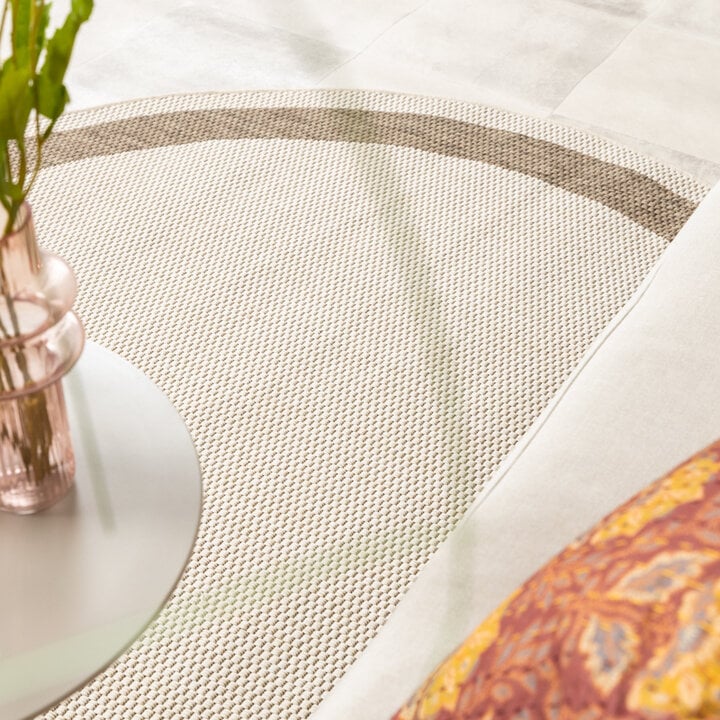 Tapis d'extérieur vintage - Nomad Edge Crème - 3
