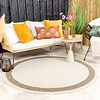 Tapis d'extérieur vintage - Nomad Edge Crème - thumbnail 4