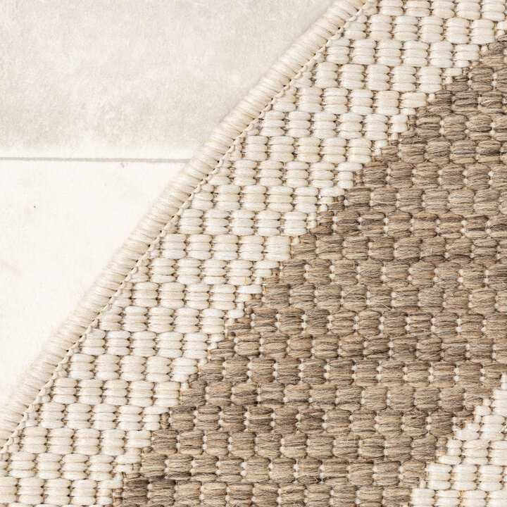 Tapis d'extérieur vintage - Nomad Edge Crème - 5