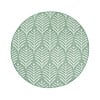 Tapis d'extérieur rond - Summer Leaves Vert - thumbnail 1
