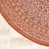 Tapis d'extérieur rond - Summer Azteca Terracotta - thumbnail 5