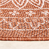 Tapis d'extérieur rond - Summer Azteca Terracotta - thumbnail 6