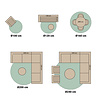 Tapis d'extérieur rond - Summer Azteca Terracotta - thumbnail 7