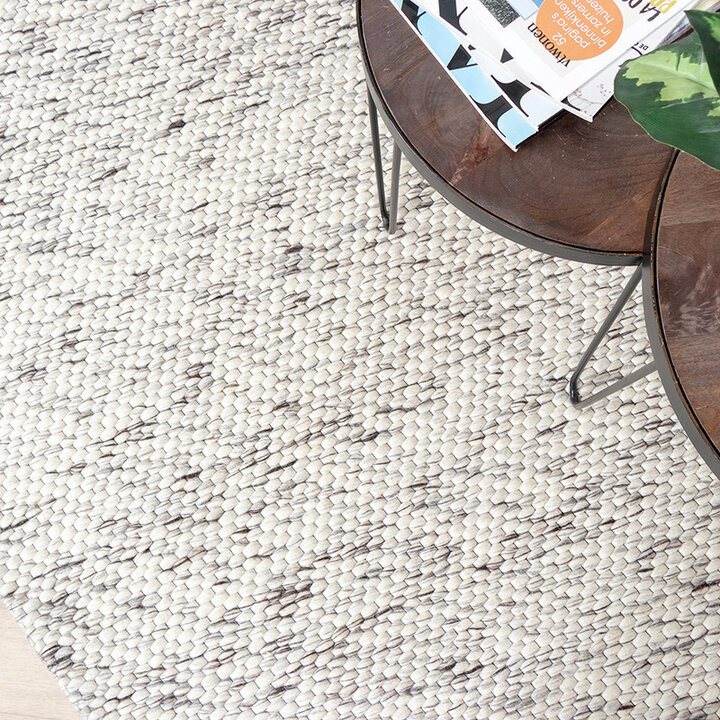 Tapis en laine - Melange Crème Mélangé - 5