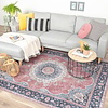Tapis vintage - Lily Medaillon Rouge/Rose - thumbnail