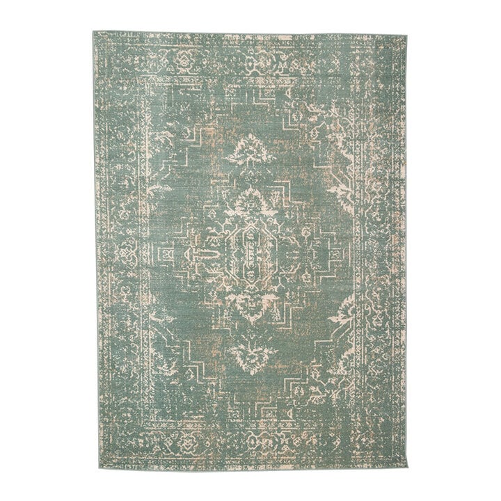Tapis vintage - Spring Ethnic Vert/Crème - 1