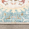 Tapis ovale à poils longs - Santo Mandala Bleu Clair - thumbnail 5