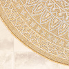 Tapis d'extérieur rond - Summer Azteca Jaune - thumbnail 7