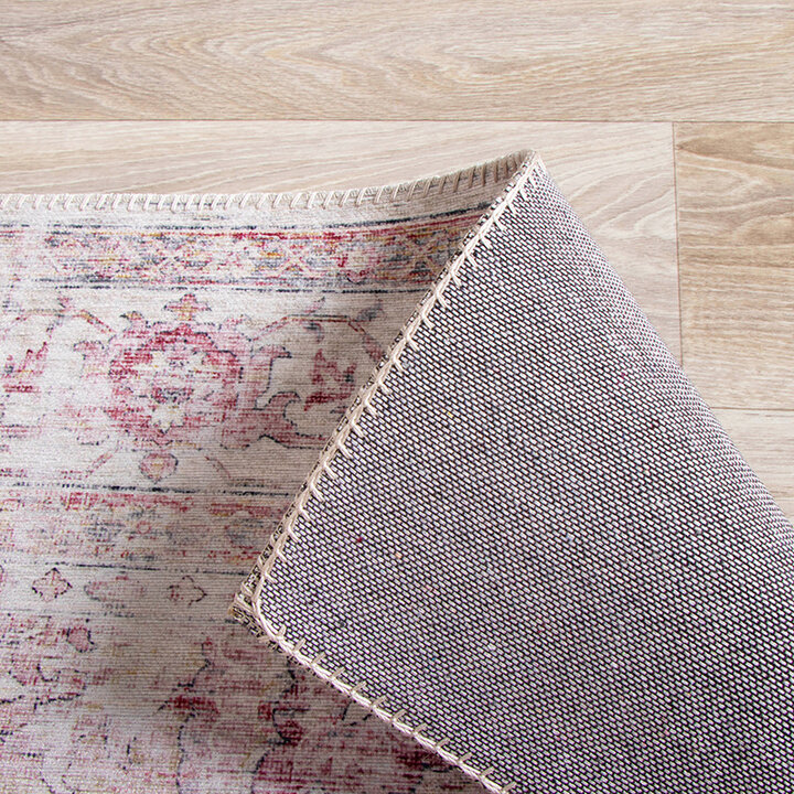 Tapis vintage - Lago Rouge/Rose - 6