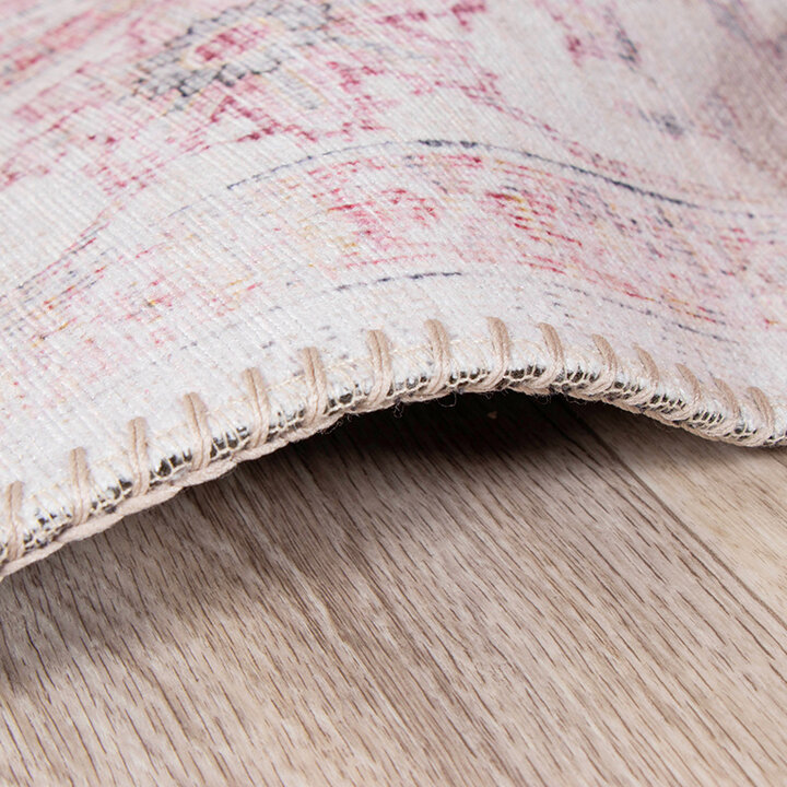 Tapis vintage - Lago Rouge/Rose - 7