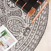 Tapis d'extérieur rond - Summer Oriental Gris - thumbnail 4