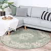 Tapis vintage rond - Wonder Vert - thumbnail