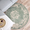 Tapis vintage rond - Wonder Vert - thumbnail 3