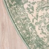 Tapis vintage rond - Wonder Vert - thumbnail 4