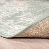 Tapis vintage rond - Wonder Vert - thumbnail 5