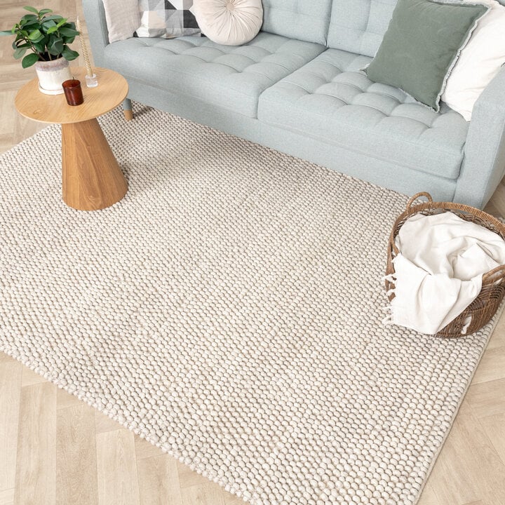 Tapis en laine - Luminous Crème/Blanc - 2
