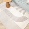 Tapis à poils longs - Serene Shapes Crème - thumbnail 4