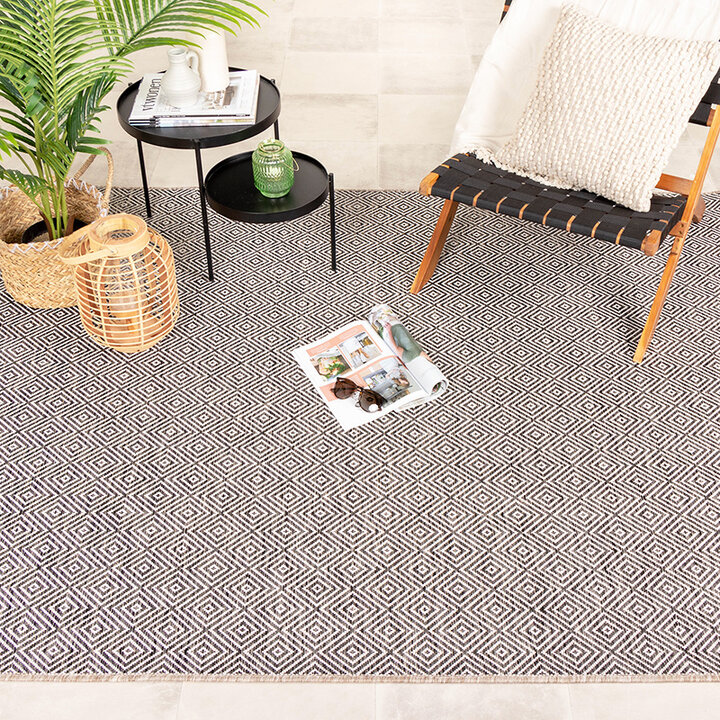 Tapis d'extérieur - Summer Tile Gris - 3