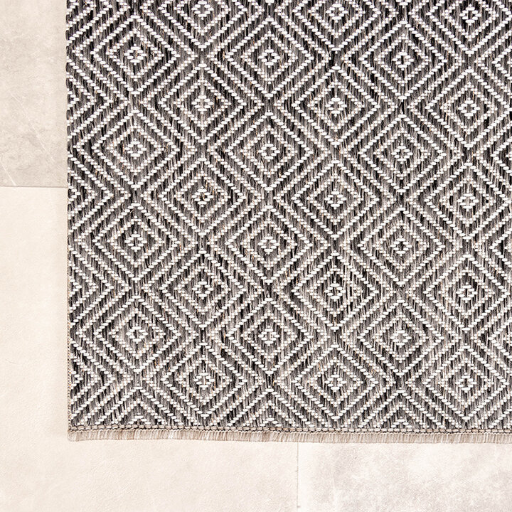 Tapis d'extérieur - Summer Tile Gris - 7