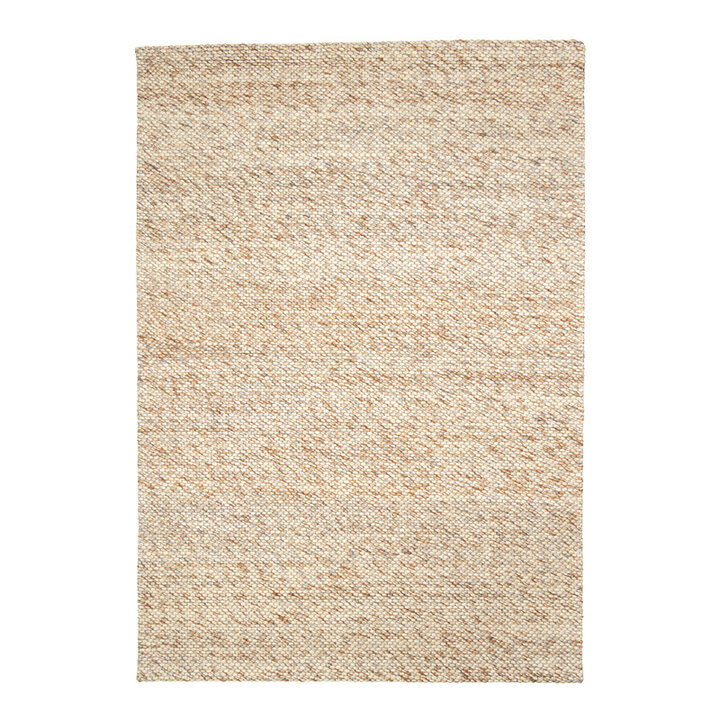 Tapis en laine - Melange Crème/Marron Mélangé - 1