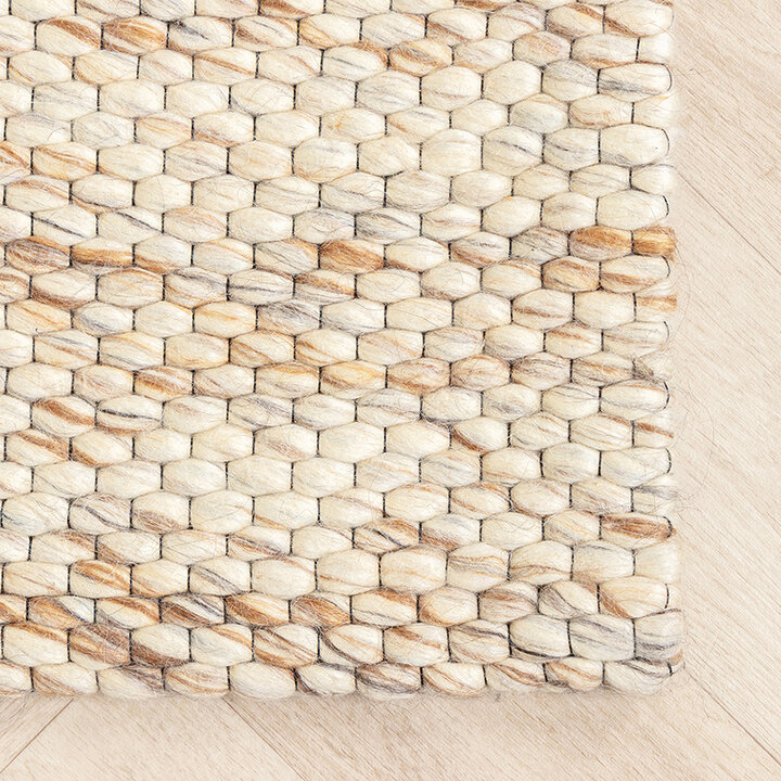 Tapis en laine - Melange Crème/Marron Mélangé - 6