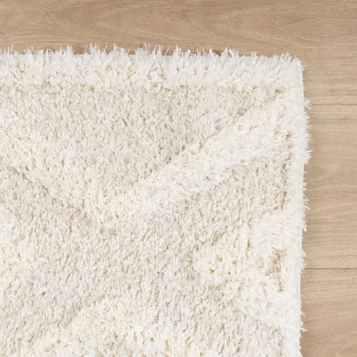 Tapis moderne intérieur et extérieur - Lova Diamond Crème - 5