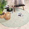 Tapis d'extérieur rond - Summer Oriental Menthe - thumbnail
