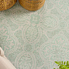 Tapis d'extérieur rond - Summer Oriental Menthe - thumbnail 5