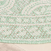 Tapis d'extérieur rond - Summer Oriental Menthe - thumbnail 8