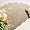 Tapis d'extérieur rond - Malta Arrow Naturel - thumbnail 3