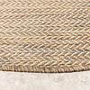 Tapis d'extérieur rond - Malta Arrow Naturel - thumbnail 6
