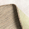 Tapis d'extérieur rond - Malta Arrow Naturel - thumbnail 8