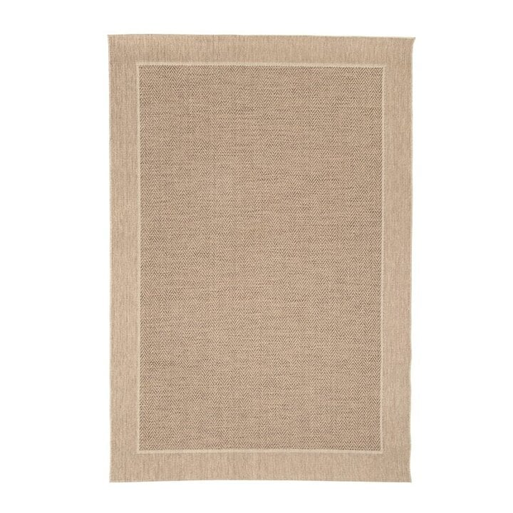 Tapis d'extérieur en jute - Fora Edge Naturel - 1