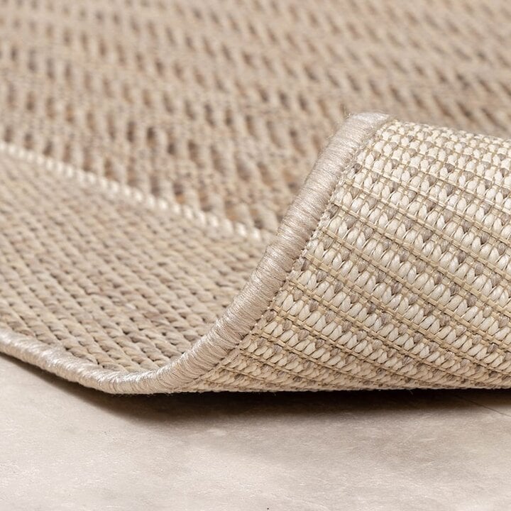 Tapis d'extérieur en jute - Fora Edge Naturel - 6