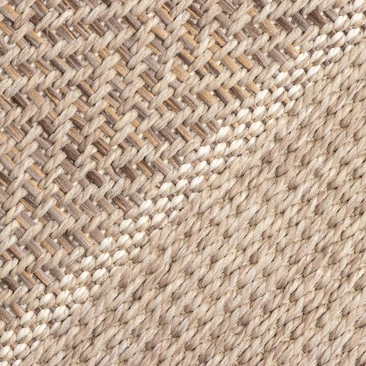 Tapis d'extérieur en jute - Fora Edge Naturel - 7