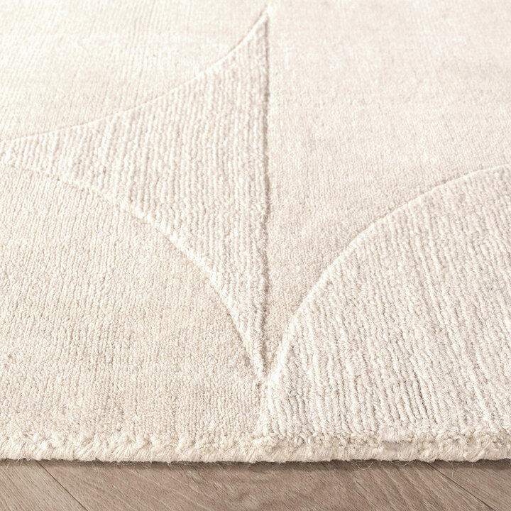 Tapis en laine - Giselle Circles Blanc - 4